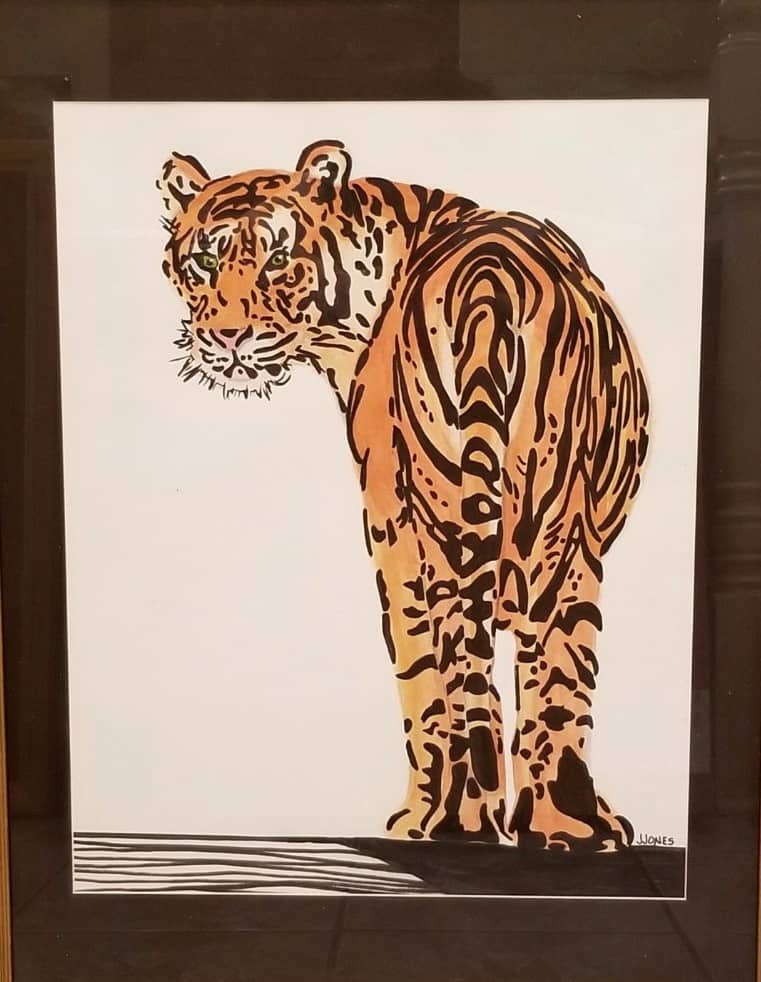 Tiger Town, photo of artwork